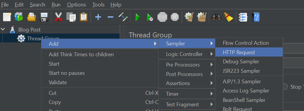 Adding api call in jmeter