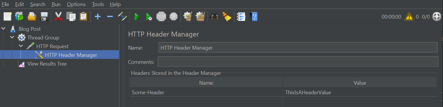 Adding header value